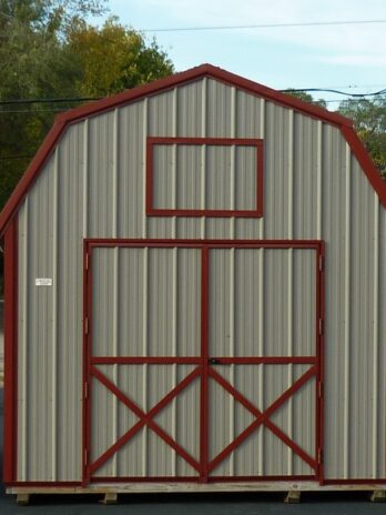 10 x 16 Lofted Barn (Metal) #4594