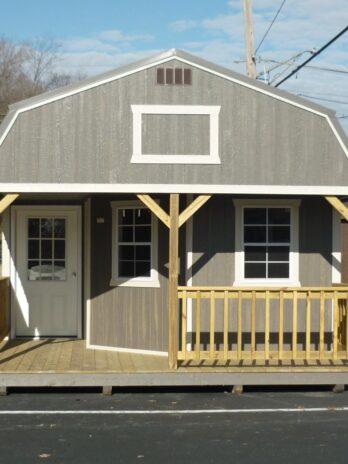 14 x 32 Deluxe Lofted Cabin #7610