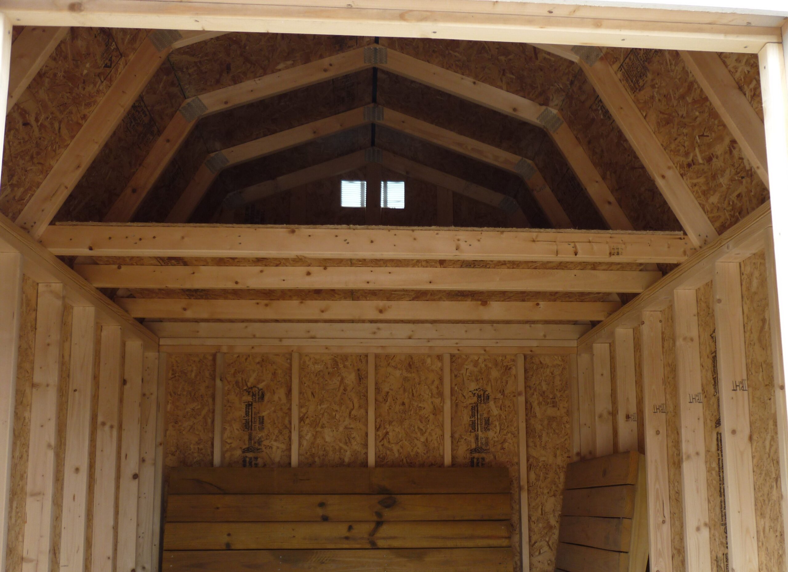 8x12 Lofted Barn Painted #5853 - Image 3